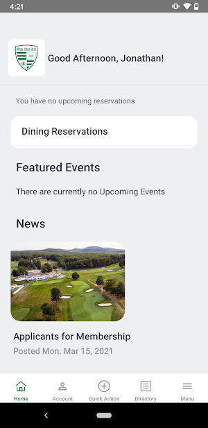 Oak Hill Country Club 1921 Screenshot 1