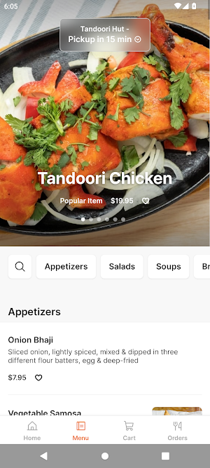 Tandoori Hut Screenshot 1