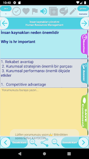 İşletme yönetiminde usta  3000 Bilgi Kartı  MBA Screenshot 3