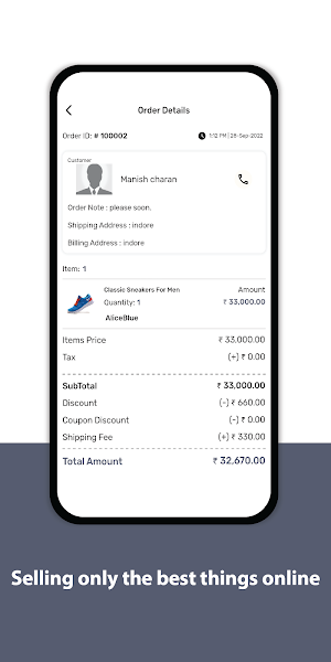 BellStore Delivery Screenshot 1