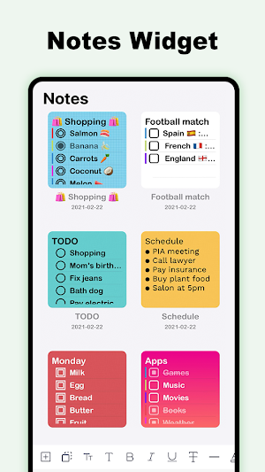 Notepad - Color Notes, Lists Screenshot 3