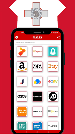 Malta Online Shopping App Screenshot 1