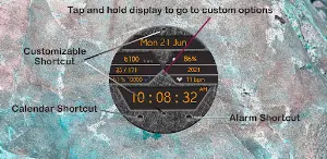Scratched21 Watch Face Wear OS Screenshot 3