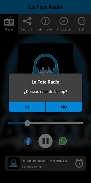 La Tota Radio Screenshot 2
