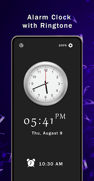 Alarm Clock with Ringtone Screenshot 0