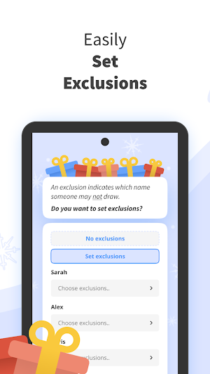 DrawNames - Secret Santa Generator with Wish Lists Screenshot 3