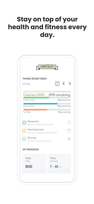 Hercules Coaching Screenshot 1
