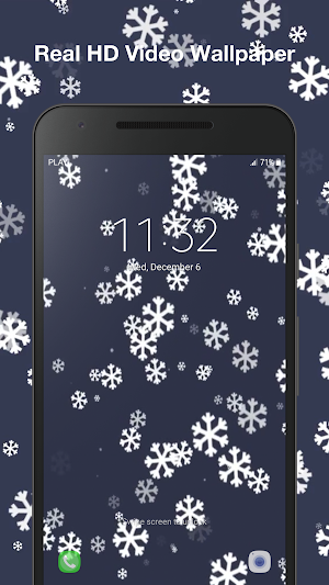 Snowflake Video Wallpaper Screenshot 3