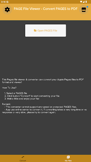 Pages File Reader & to PDF Screenshot 0