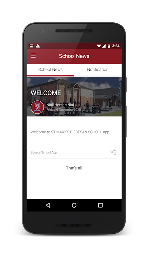 St. Mary's Diocesan School Screenshot 1