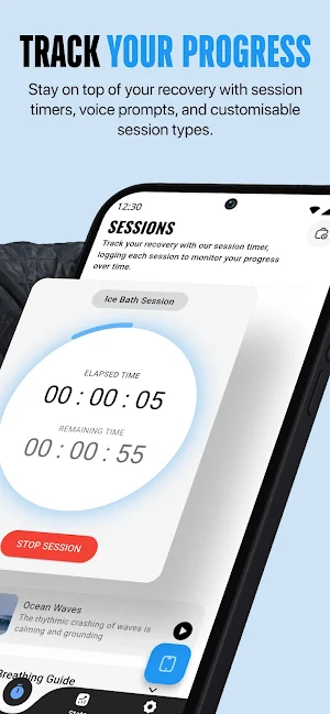 Recovry Zone: Ice Bath Timer Screenshot 1