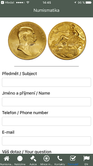 Numismatika Screenshot 2