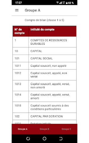 SYSCOHADA - English & French Screenshot 2