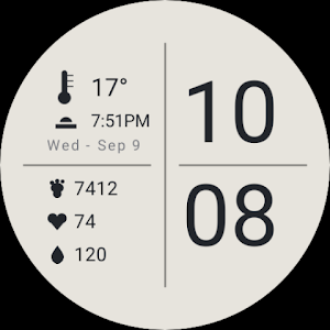 LetterPress-IOV Watch Face Screenshot 3