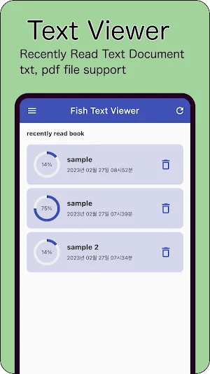 Fish Text Viewer - with TTS Screenshot 0
