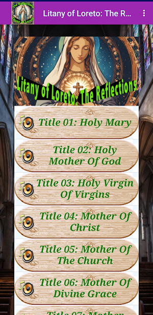 Litany of Loreto: Reflections Screenshot 3