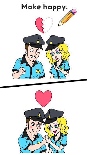 Draw Happy Police2 : Fun Game Screenshot 0
