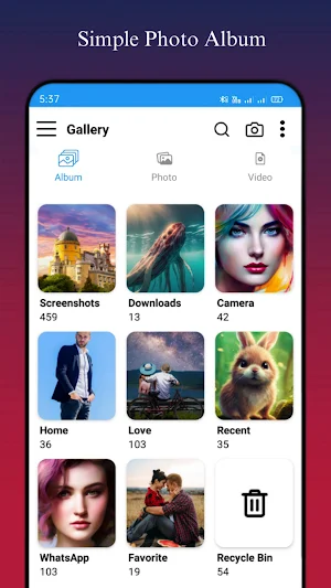 Gallery: pic gallery album pro Screenshot 0