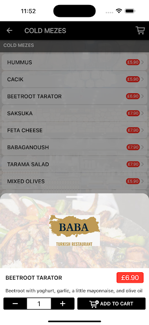 Baba Turkish Restaurant Screenshot 3