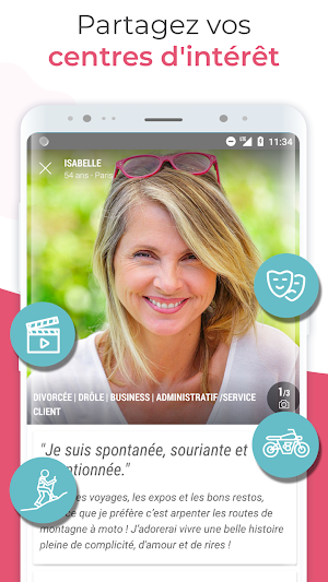 DisonsDemain - Site de rencontre pour les 50+ Screenshot 2