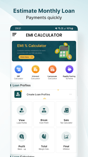 Easy EMI Loan Calculator Screenshot 0