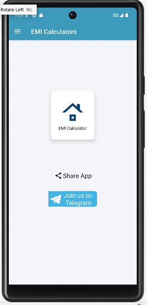 EMI Calculator Screenshot 1