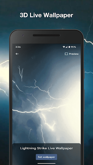 Lightning Strike Wallpaper Screenshot 0
