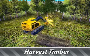 Logging Harvester Truck Screenshot 2