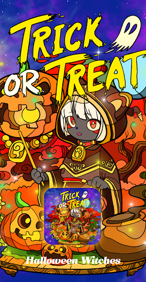 Halloween Witches：Color Master Screenshot 1