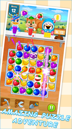 Fruit Juice Candy Crushing Jam Screenshot 2