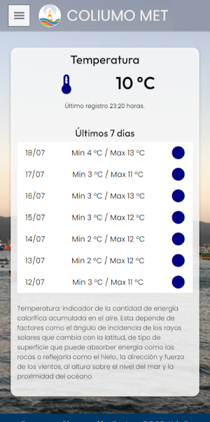 Coliumo Met Screenshot 2