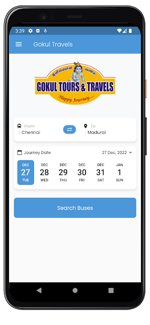 Gokul Travels Screenshot 1