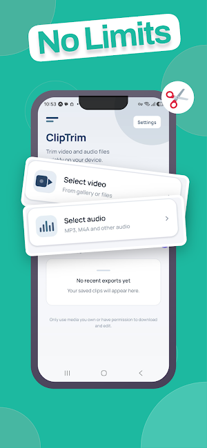 ClipTrim: Video & Audio Cut Screenshot 0