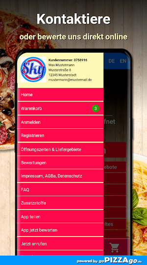 Sky Döner Grill Warendorf Screenshot 2