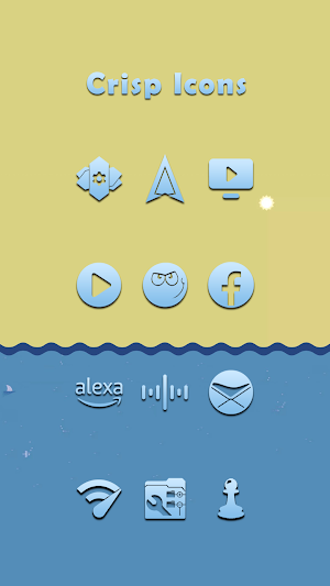 Crisp Blue Icons Screenshot 3