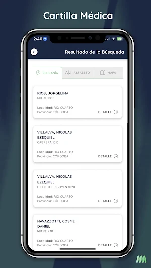 Mutual Médica APP Screenshot 1