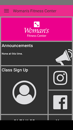 Woman's Fitness Center Screenshot 1