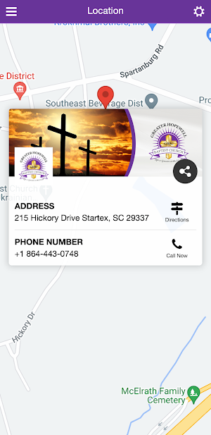 Greater Hopewell BaptistChurch Screenshot 2