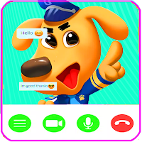 Sheriff Labrador video call