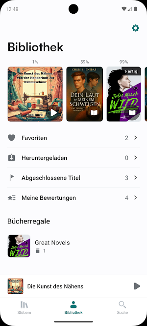 BookRix - E-Books & Hörbücher Screenshot 0