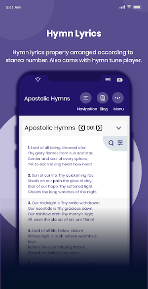Apostolic Hymn Book Screenshot 1