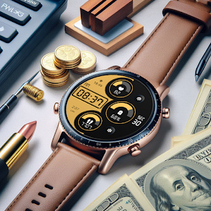 Key WF89 Digital Watch Face Screenshot 1