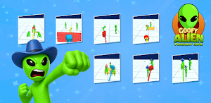 Goofy Alien: Punchout Game Screenshot 0