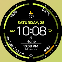 Analog & Digital watch face