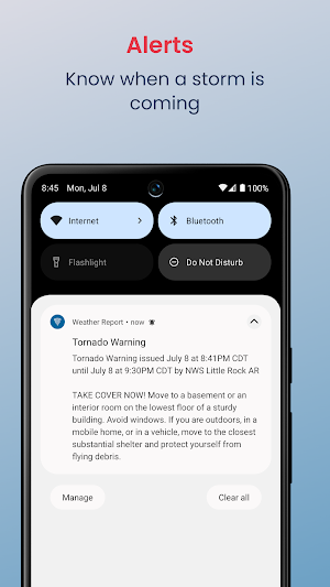 NWS Weather Report Screenshot 2