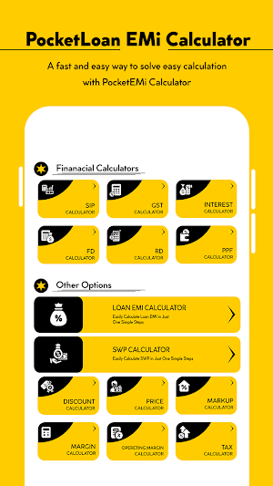 PocketEMi Calculator Screenshot 1