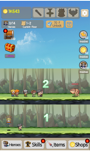 Idle Tower:Endless Heroes Screenshot 0
