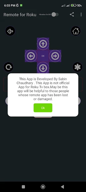 Remote Control for Roku Box Screenshot 2