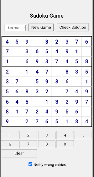 SUDOKU Screenshot 0