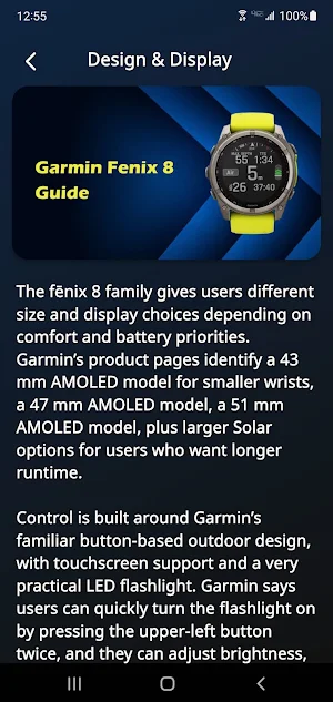 Garmin Fenix 8 Guide Screenshot 3